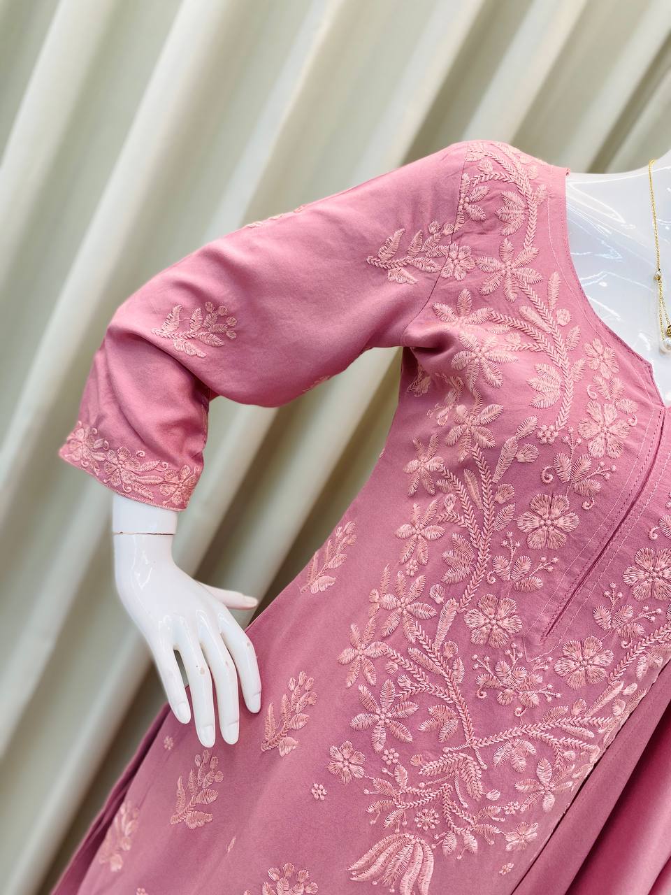 Exclusive Rayon Embroidered Kurta Plazzo Set with Dupatta | Comfortable Regular Wear