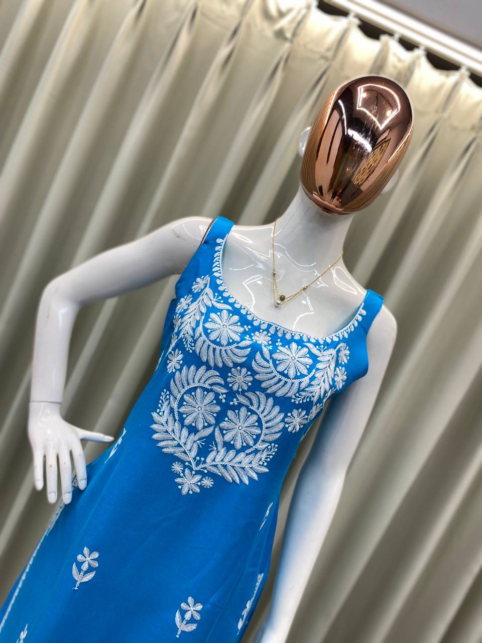 Designer Rayon Embroidered Top and Plazzo Set | Comfortable Daily & Casual Wear